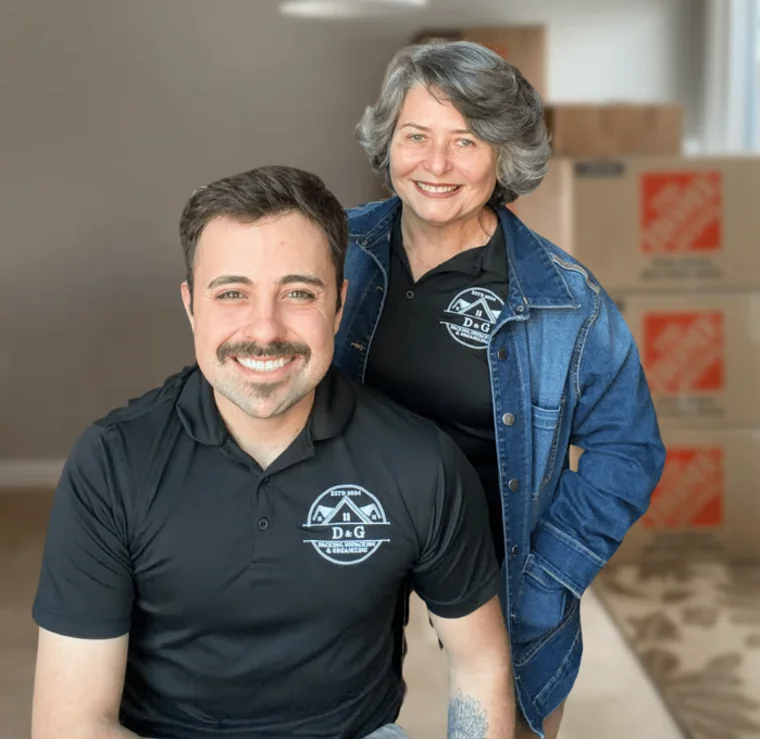 Giovanni and Denize, founders of D&G Packing and Organizing